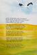 Blick ins Buch: Illustration Landschaft mit fliegendem Storch, darauf Text